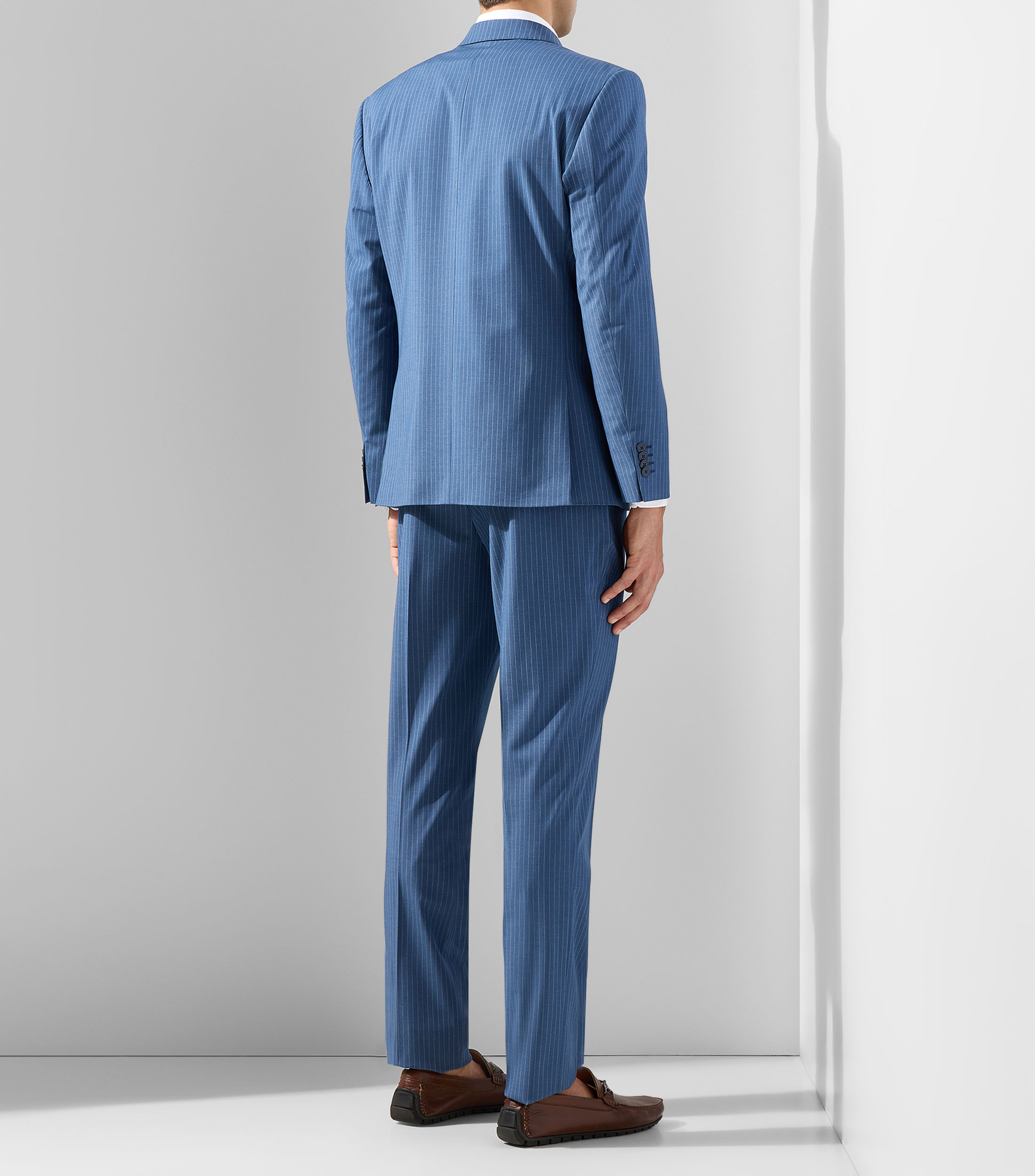 Traje corte regular rayas Hombre